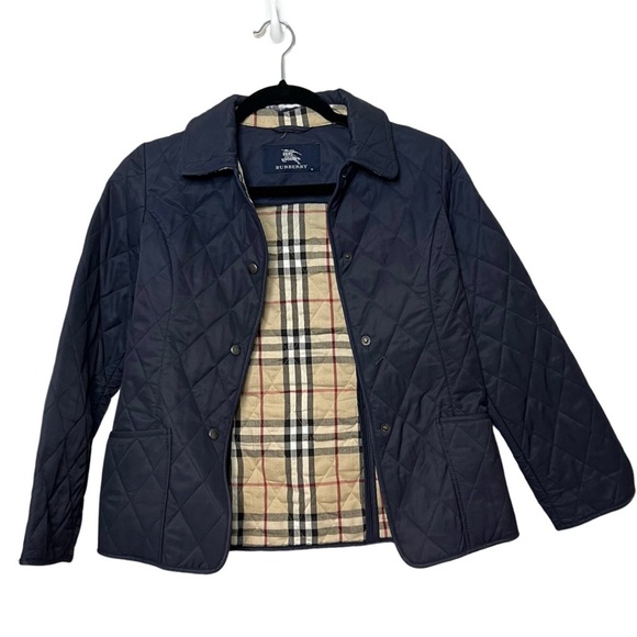 Burberry Girls Quilted Jacket Size 10 - Picture 1 of 8